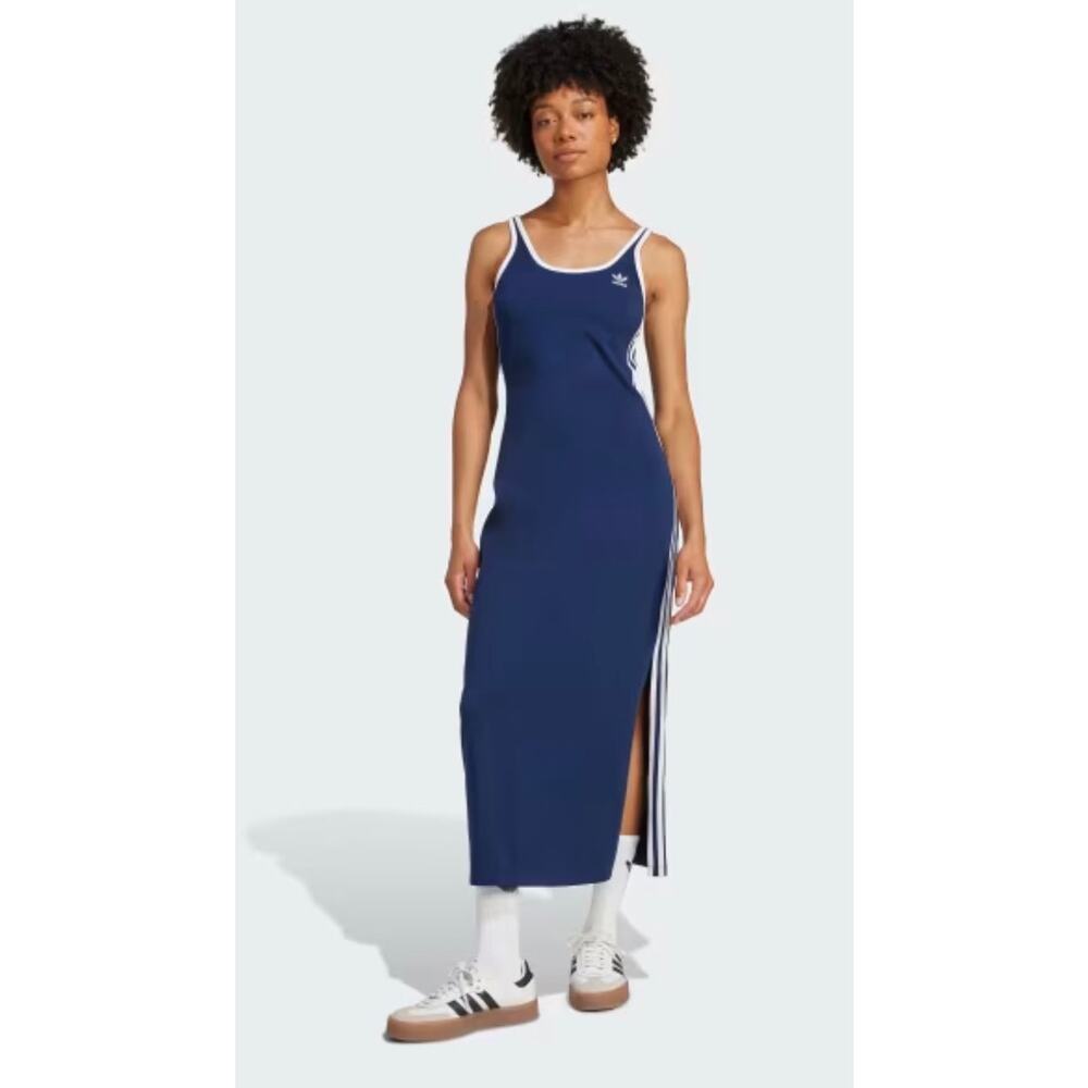 NEW ADIDAS ORIGINALS Tank Maxi XL Navy / White Stripes KB9550